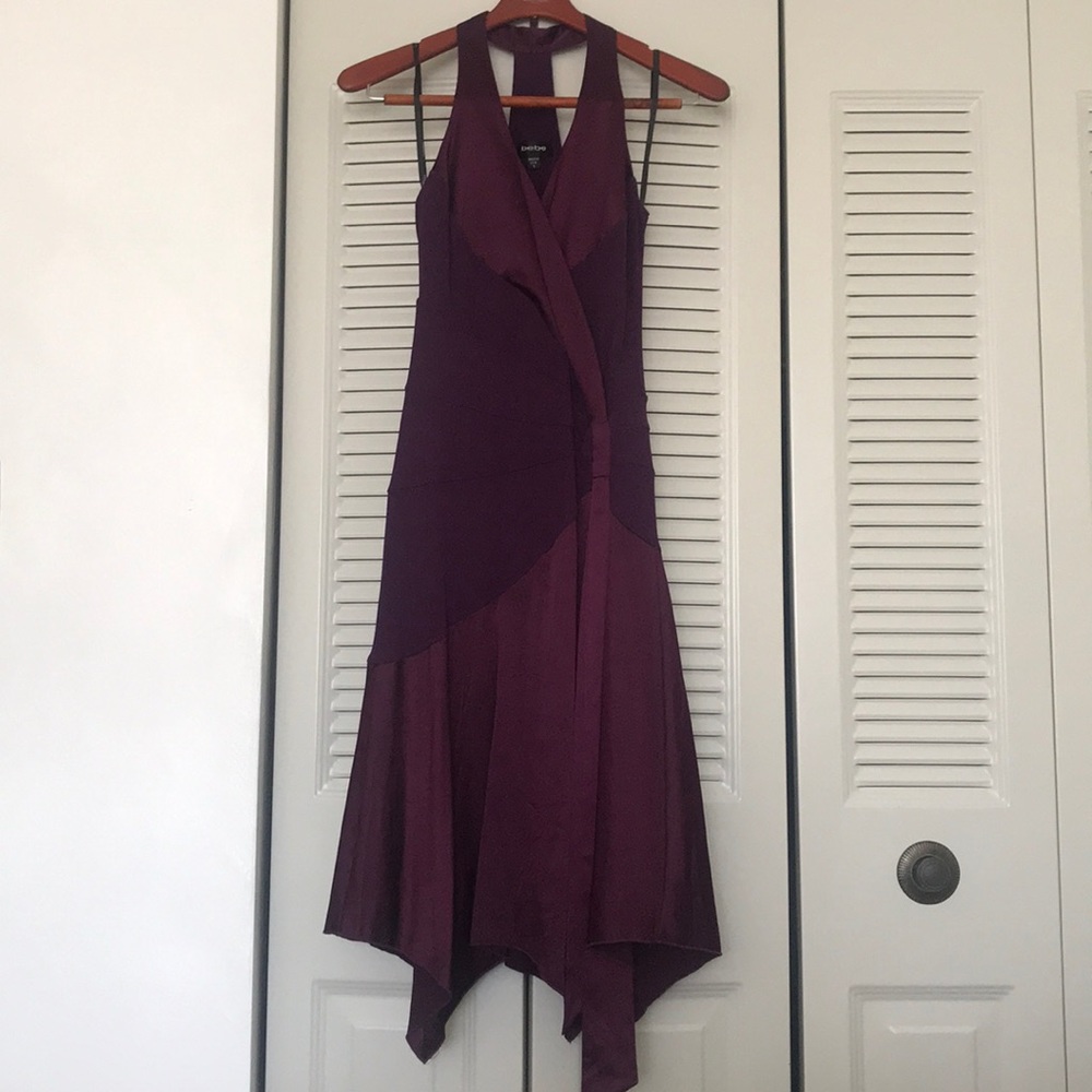 Bebe magenta purple dress